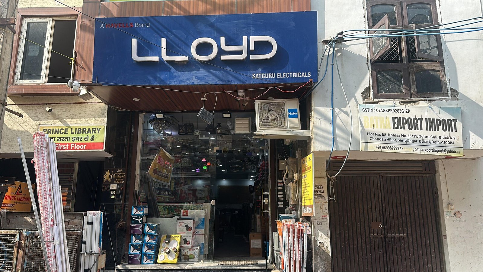 Satguru Electricals Showroom in Burari Delhi